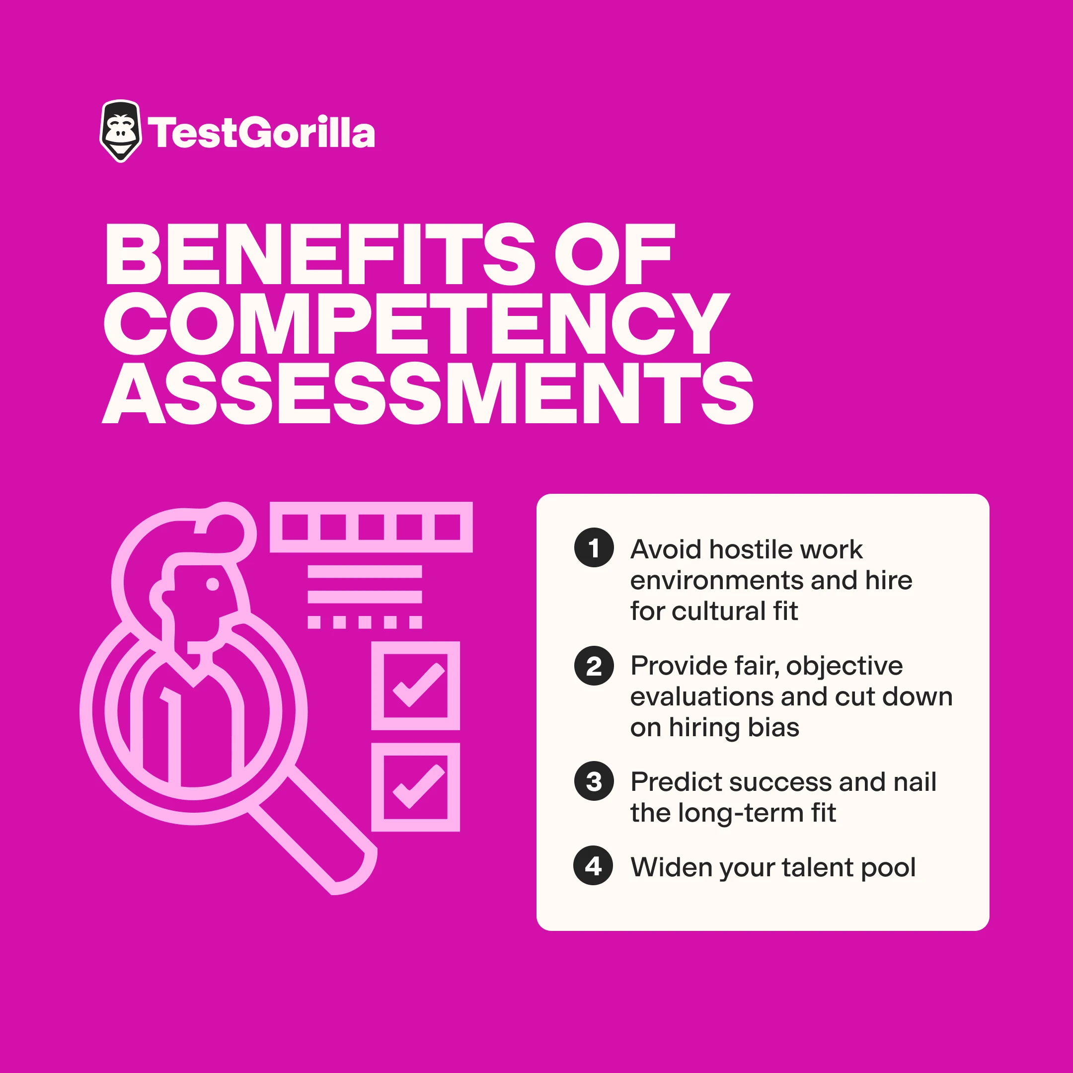 benefits of competency assessments graphic