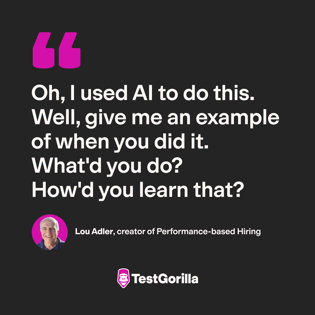 lou adler quote on ai use in marketers