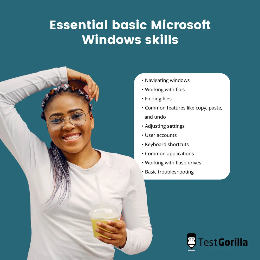basic ms windows skills