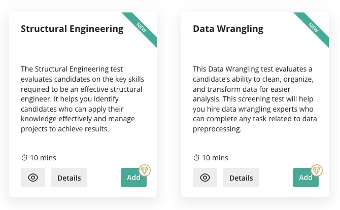 Structural engineering and Data Wrangling in TestGorilla