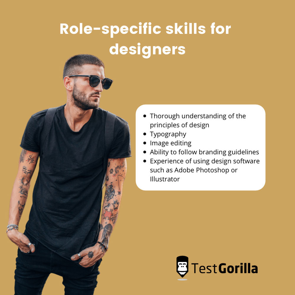 role specific skills designers