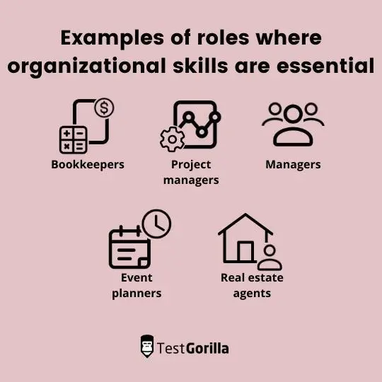 roles where organizational skills are essential