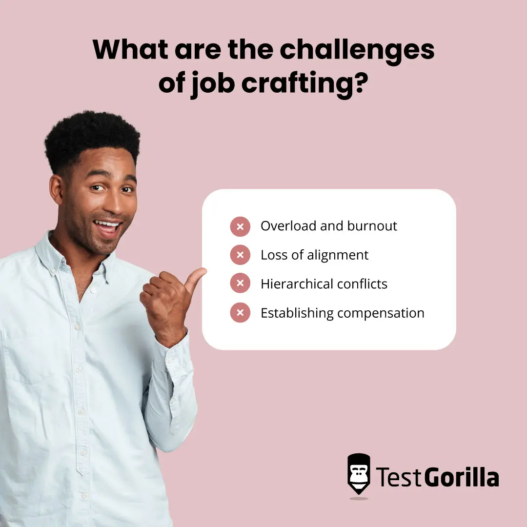 What are the challenges of job crafting graphic