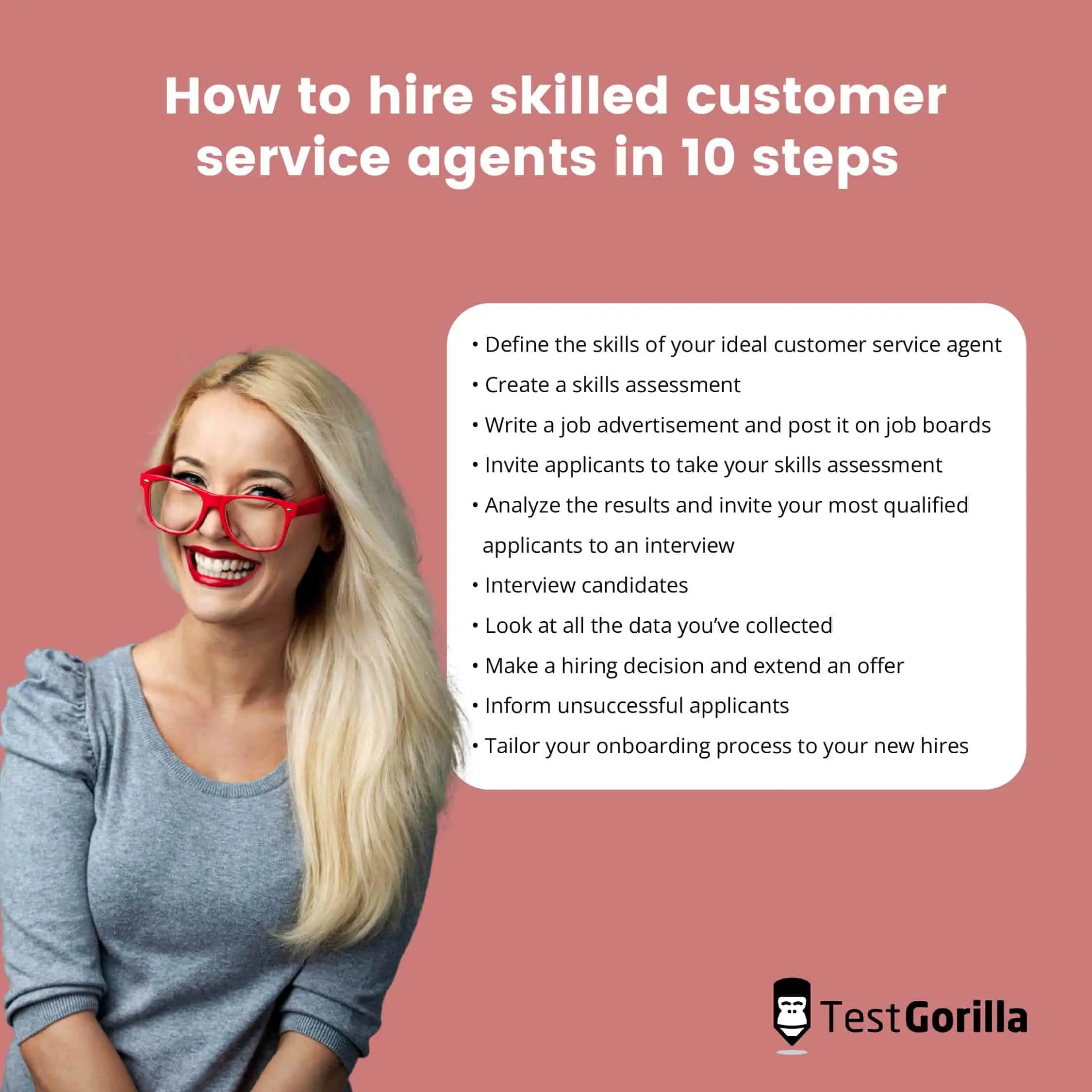 How to hire skilled customer service agents for your business in 10 steps