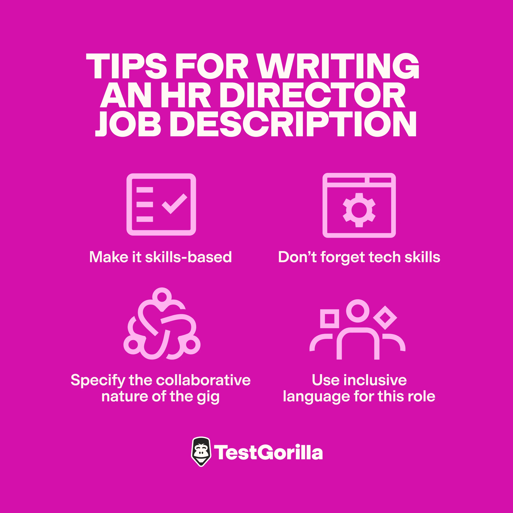 Tips for writing an HR director job description 