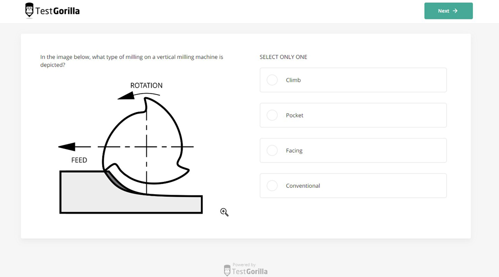 CNC test question