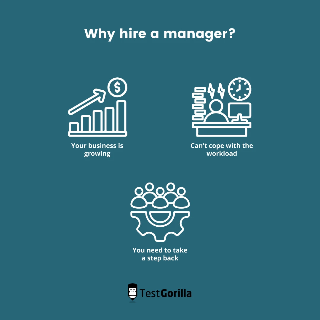 3 reasons to hire a manager
