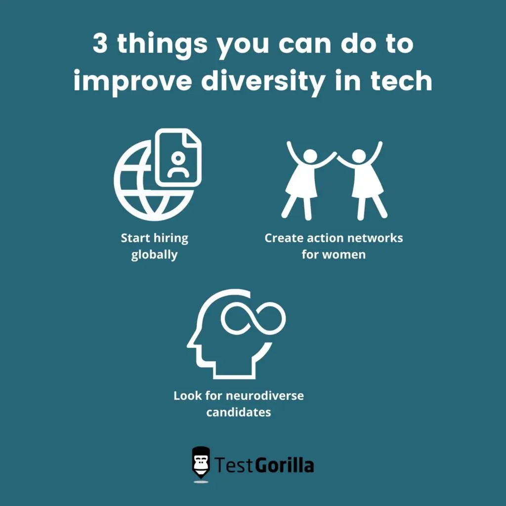 3 things you can do to improve diversity in tech