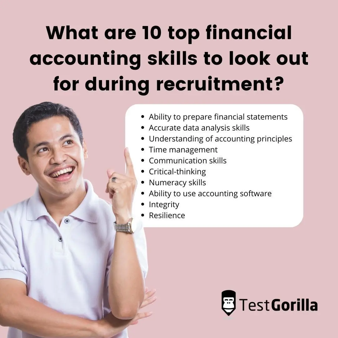 10 top financial accounting skills to look out for during recruitment?