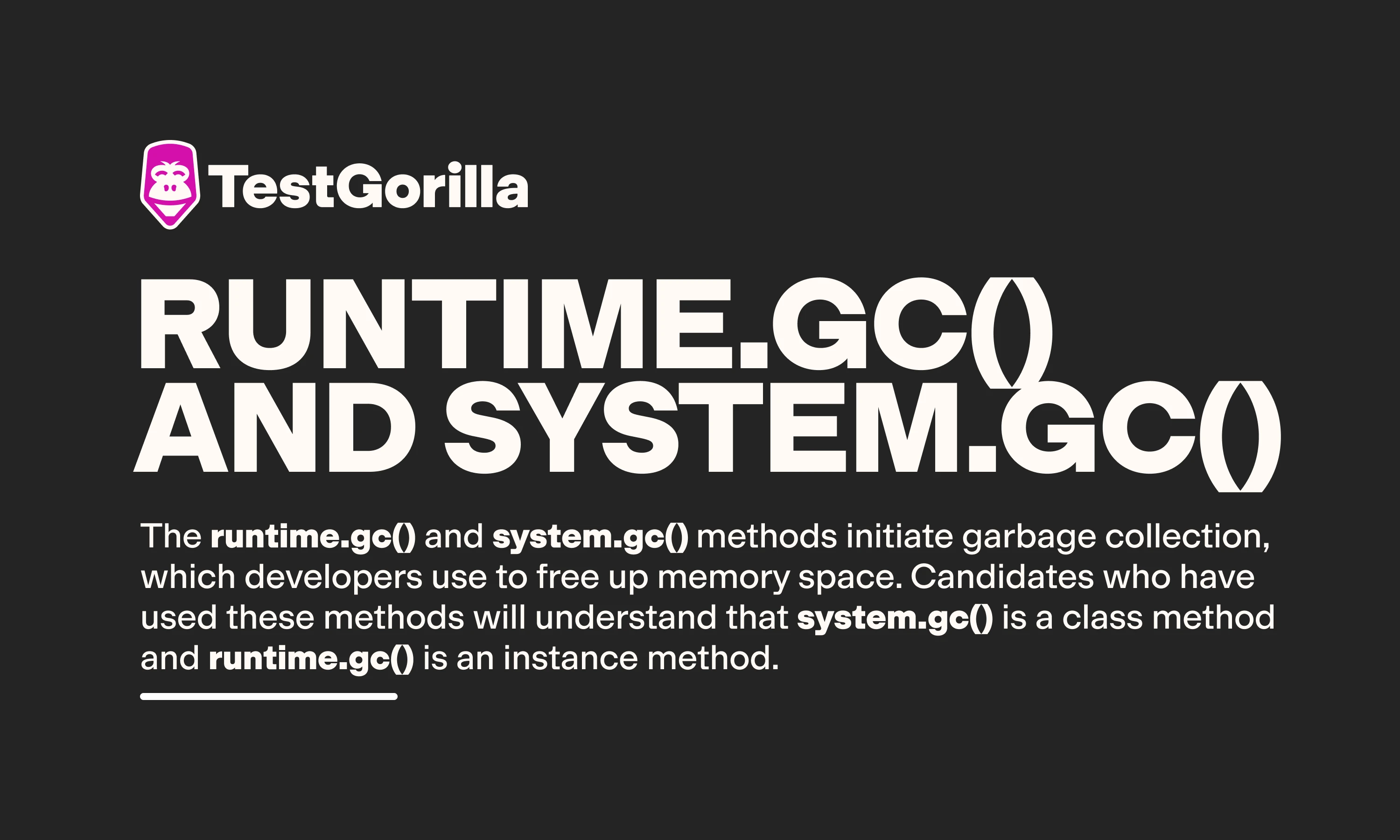 Runtime.gc and system.gc