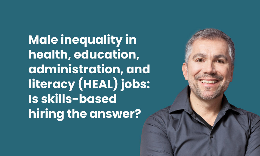 Male inequality in health education administration and literacy (HEAL) jobs