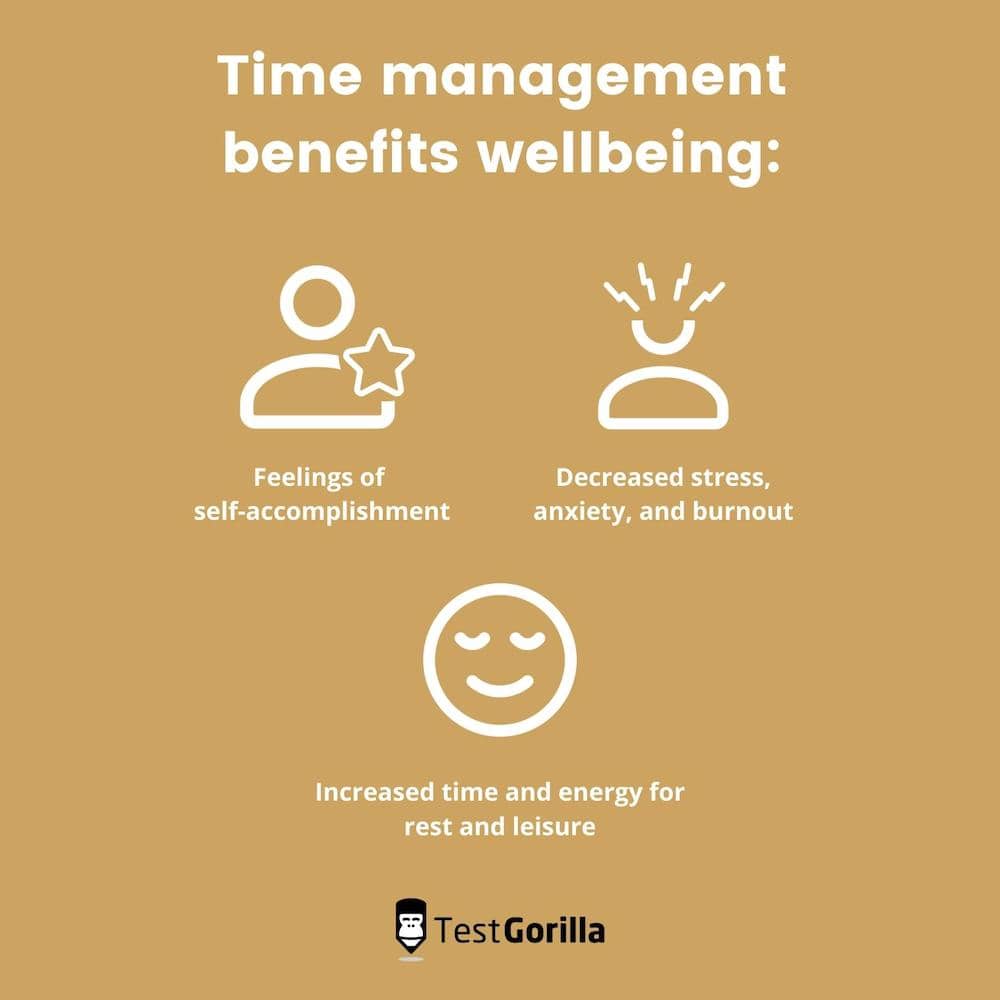 time management benefits wellbeing