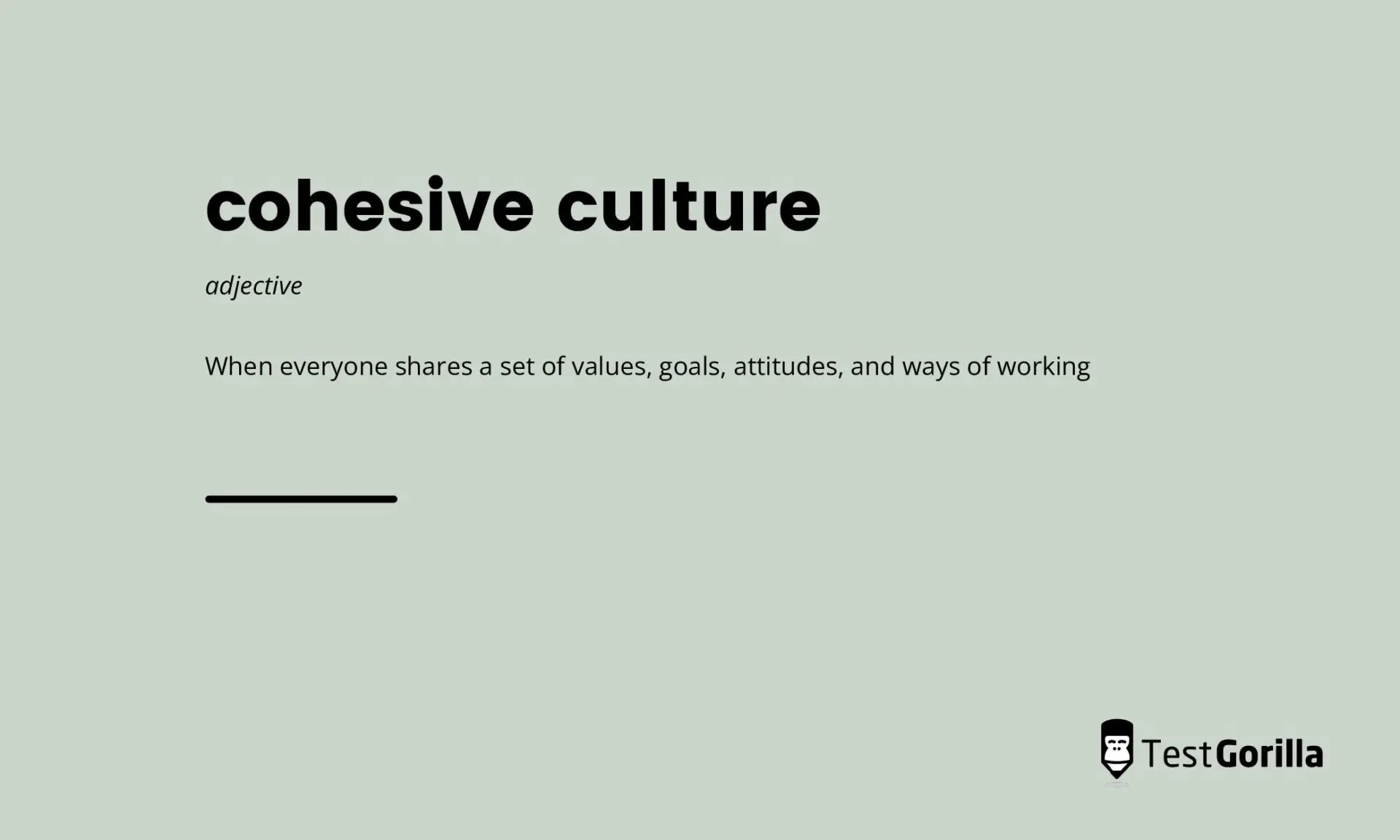 cohesive culture definition