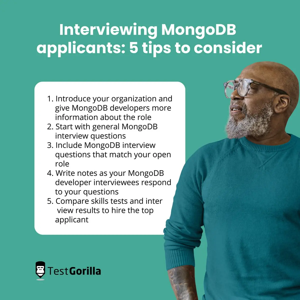 image listing 5 tips to consider when interviewing MongoDB applicants