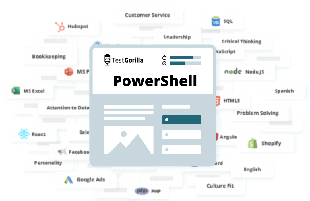 PowerShell online skills test | Screening assessment - TestGorilla