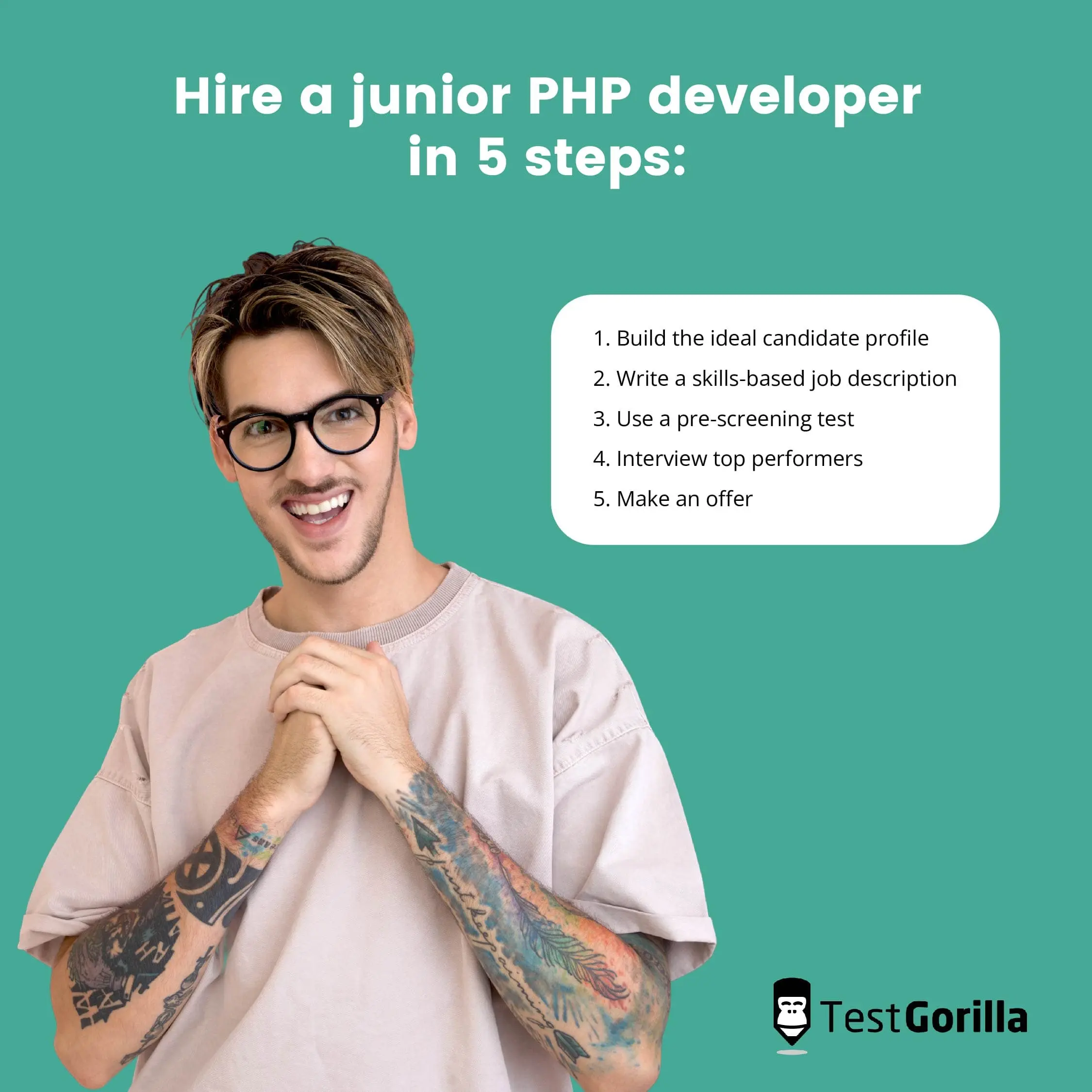 How to hire a junior PHP developer in 5 steps