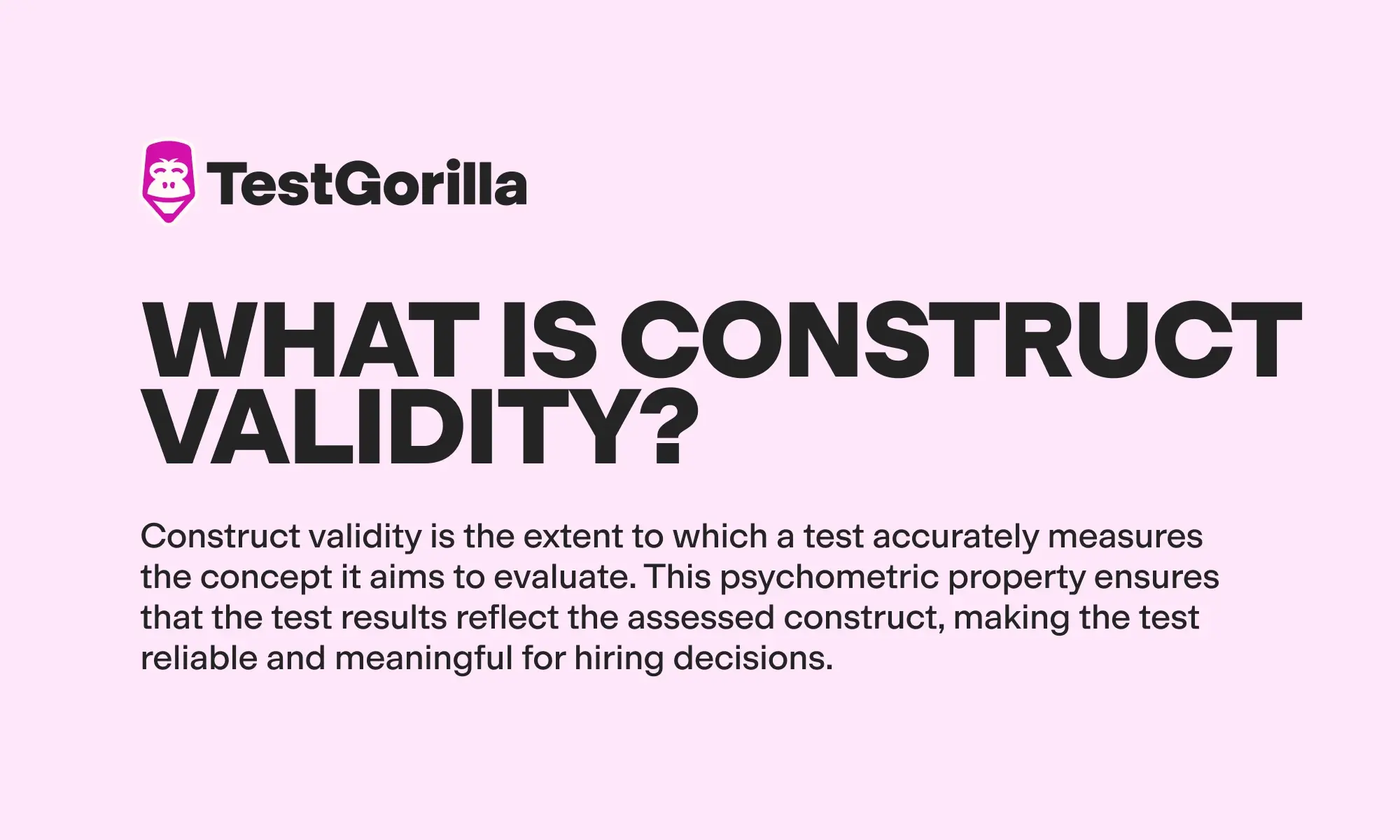 Construct validity definition