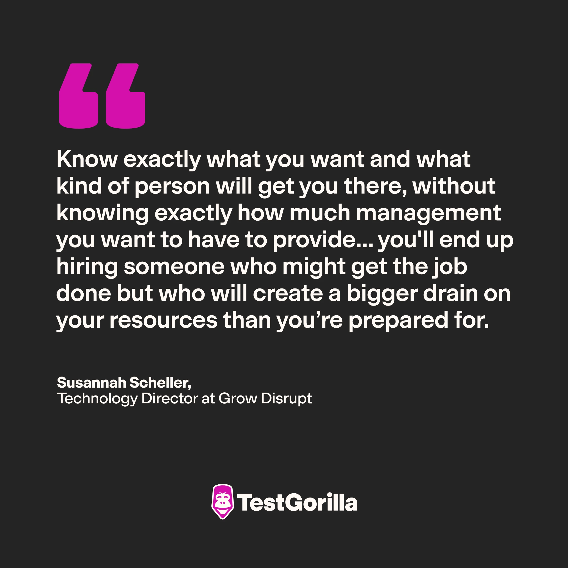 Quote Susannah Scheller Know exactly what you want