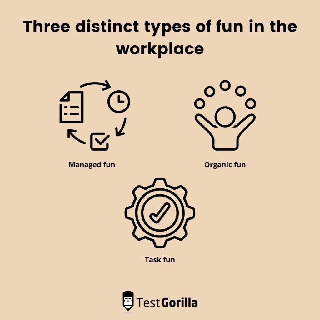 three types of fun in the workplace
