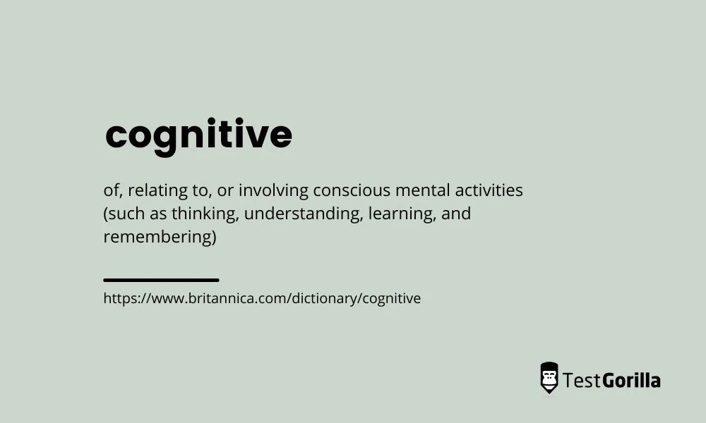 What does "cognitive" mean graphic
