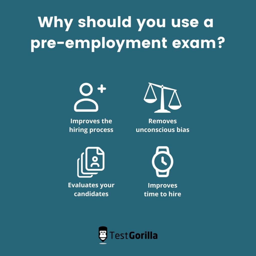 why use a pre-employment exam