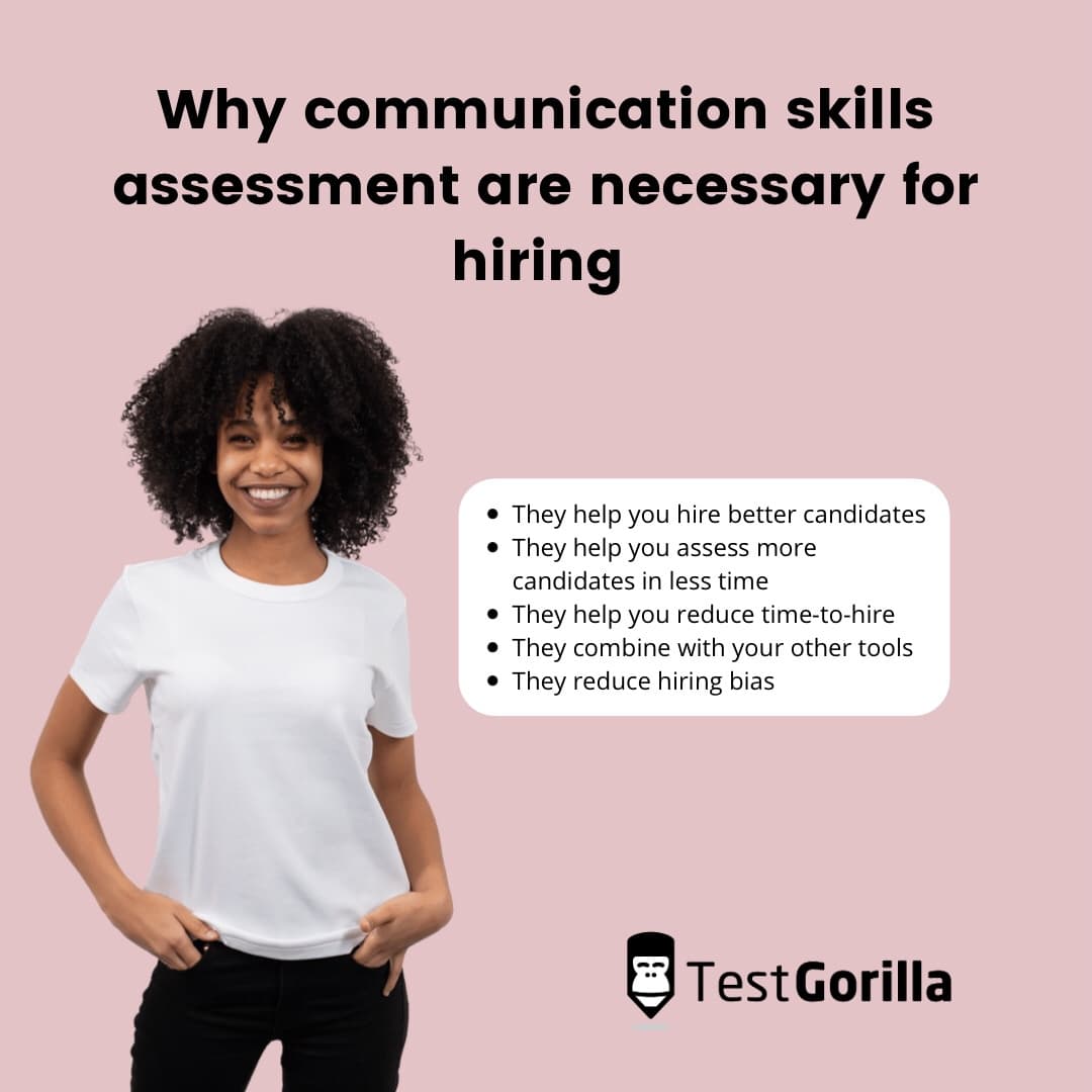 image listing why communication skills assessments are necessary for hiring