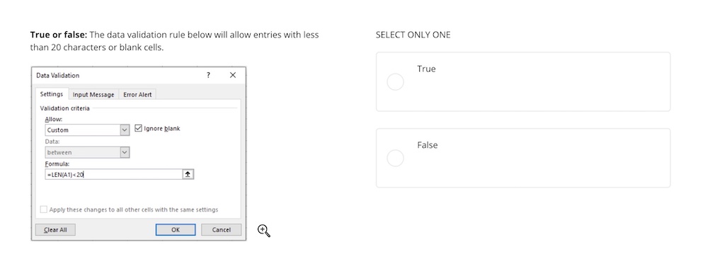 excel data validation question