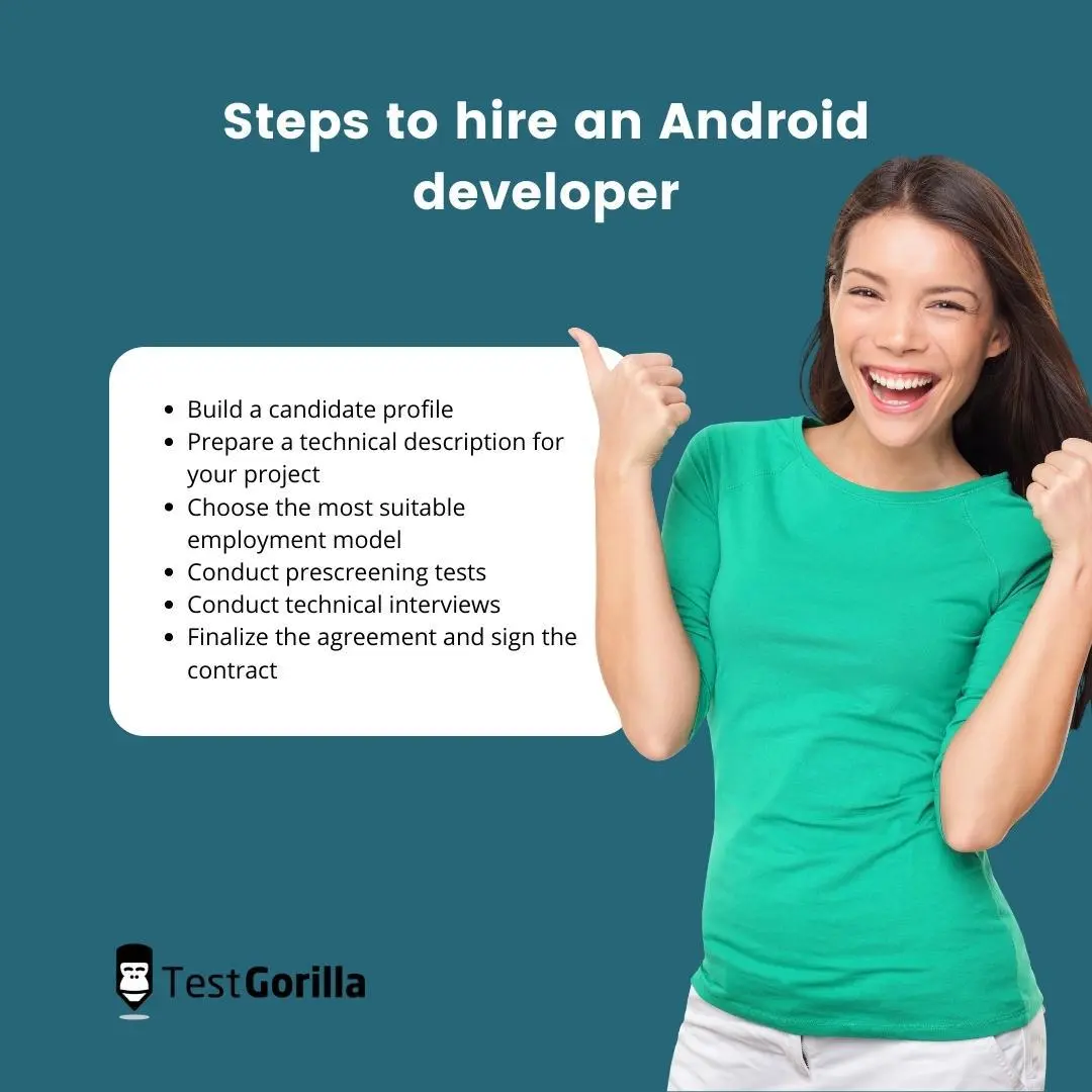 Steps to hire an Android developer
