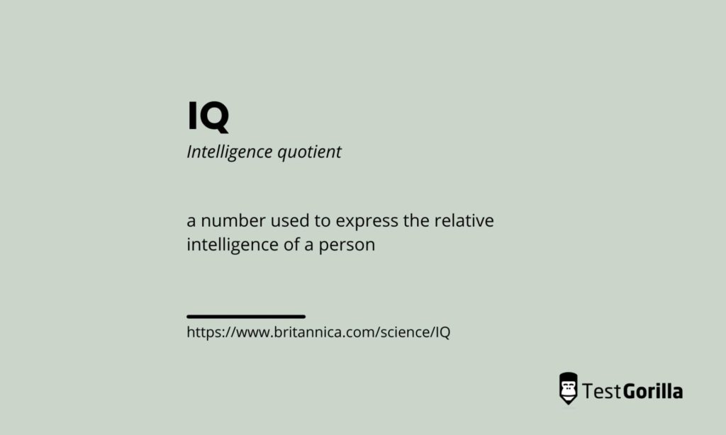 Is there a direct link between a person's IQ and how good he is on