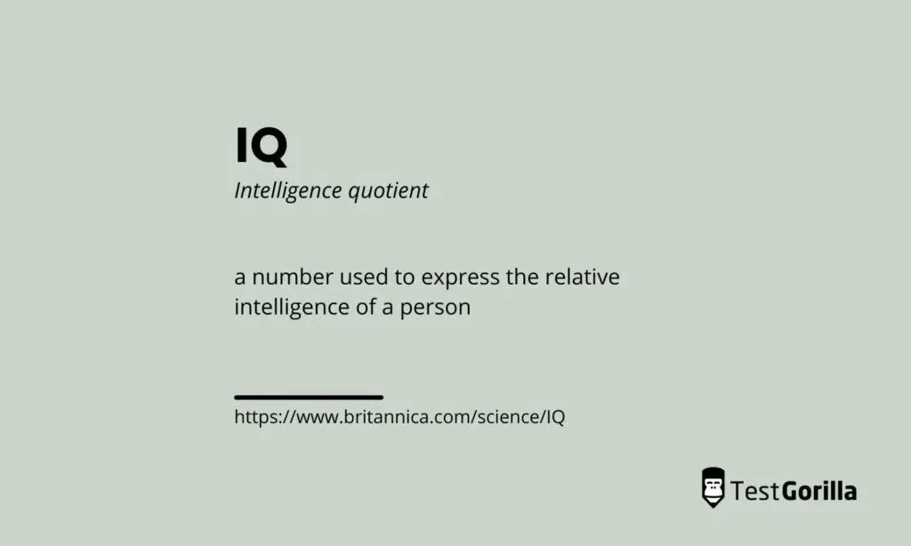 IQ definition