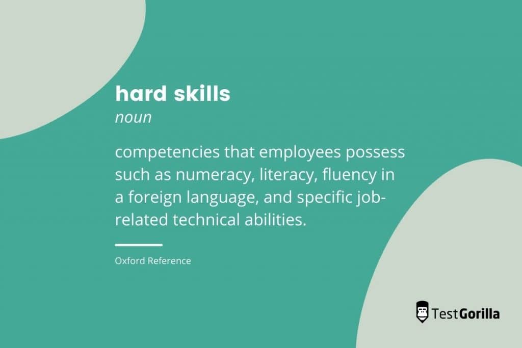 Hard skills definition