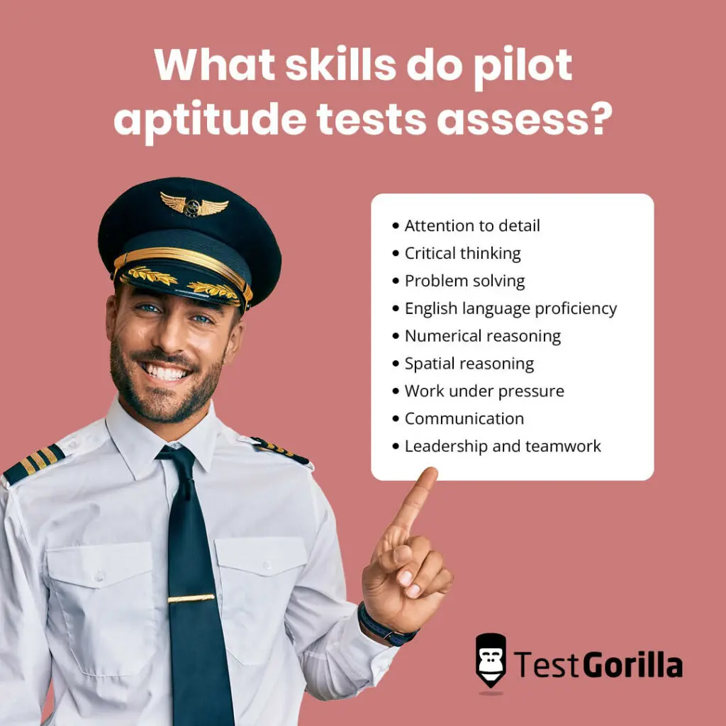 what skills do pilot aptitude tests assess