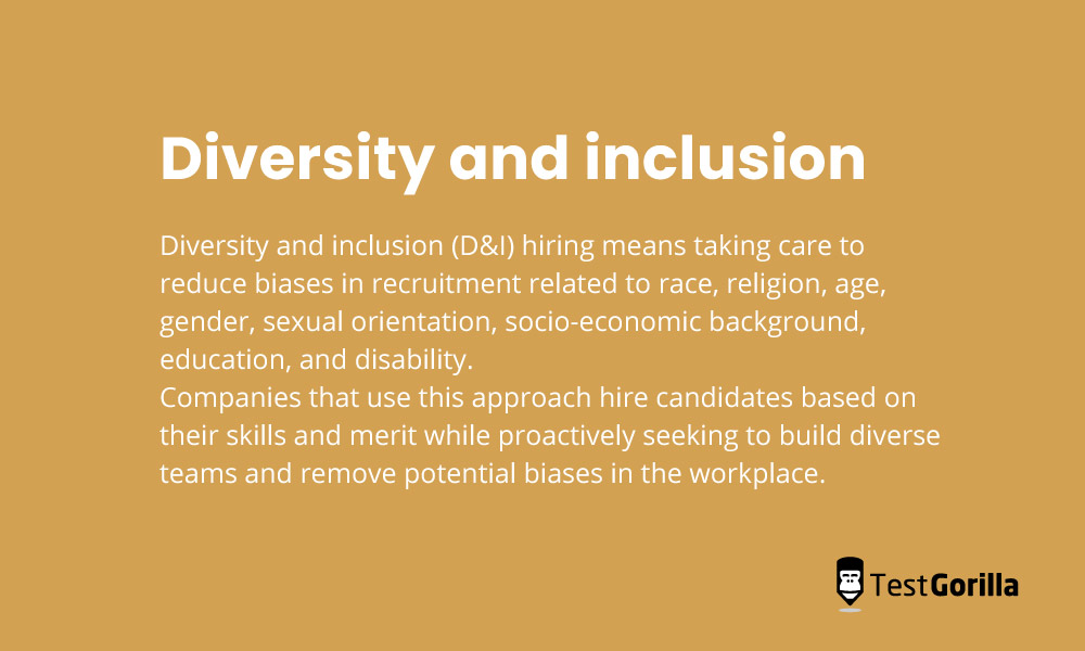 Diversity and inclusion definition