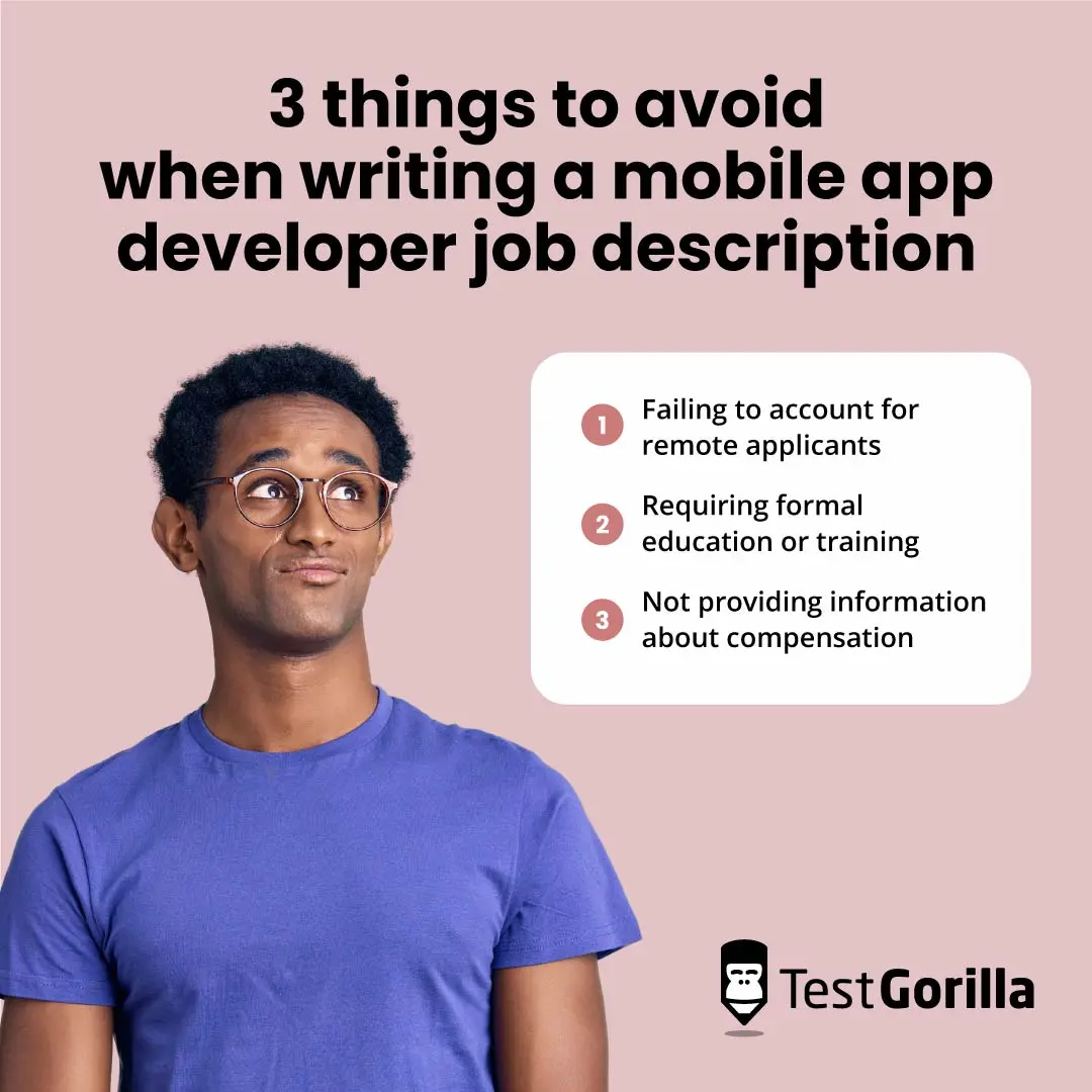 How to write a mobile app developer job description TG