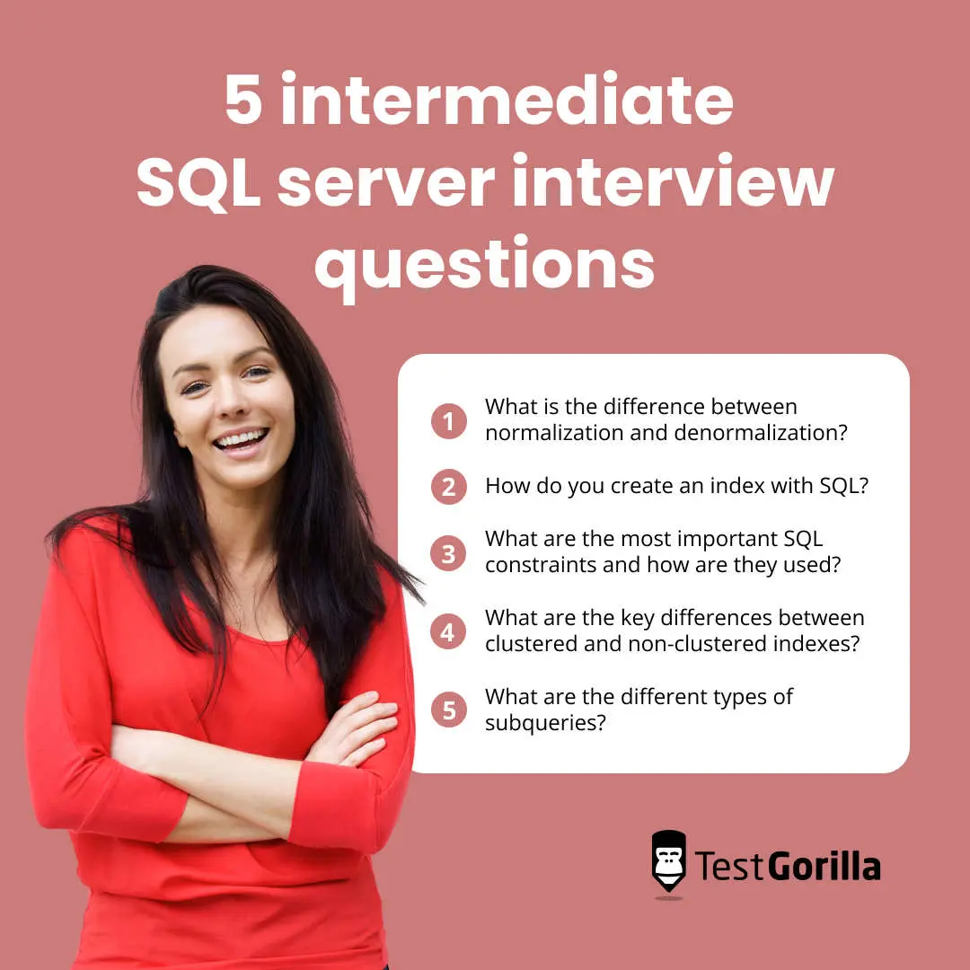 intermediate SQL server interview questions