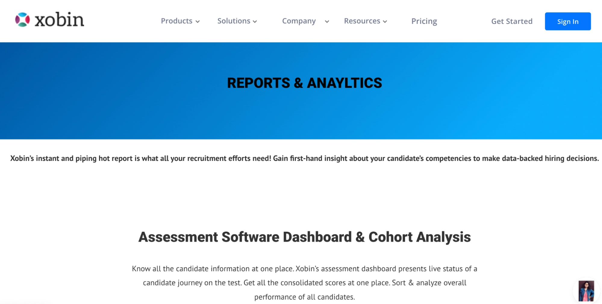 Xobin's reporting and analytics