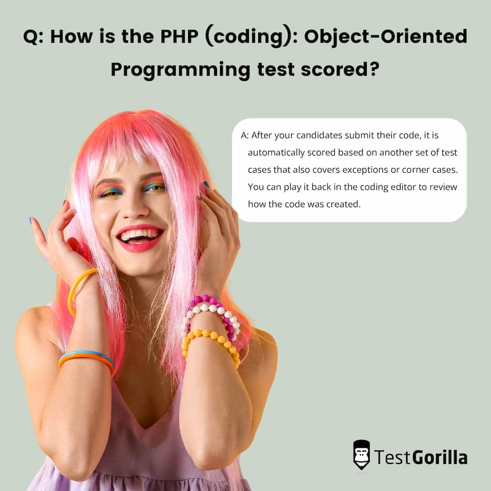 how is the PHP test scored