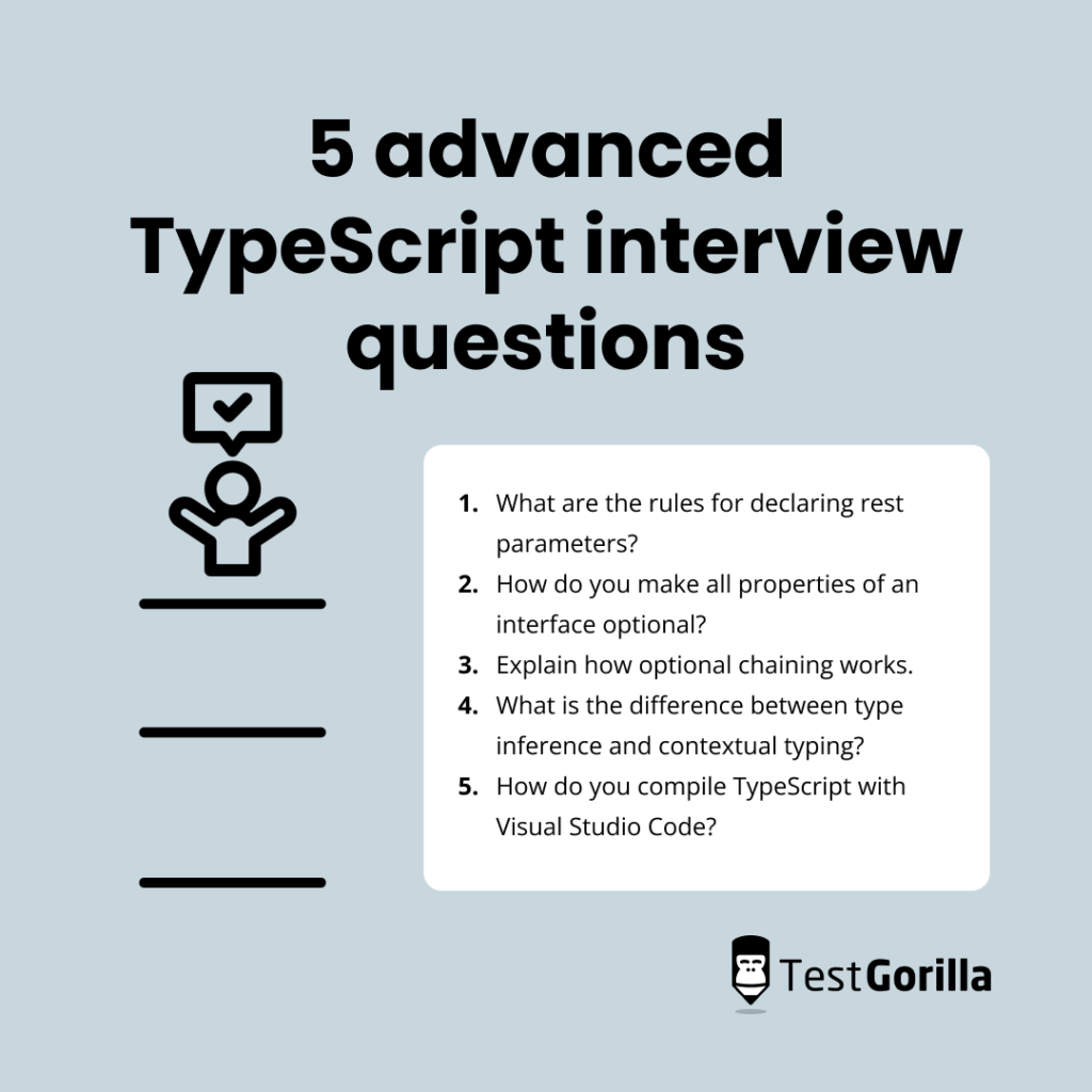 Five advanced TypeScript interview questions