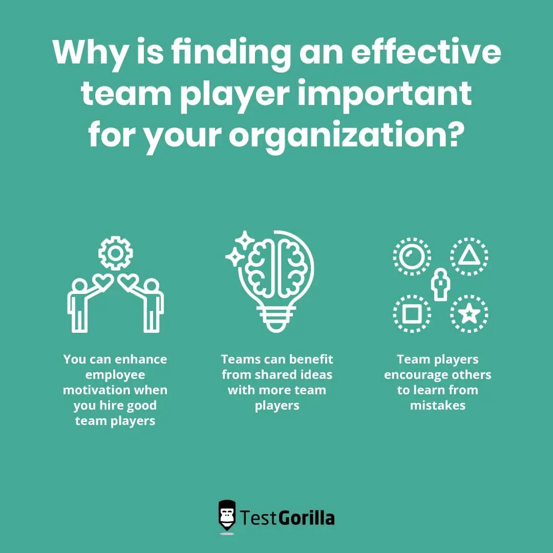 Why is finding an effective team player important for your organization