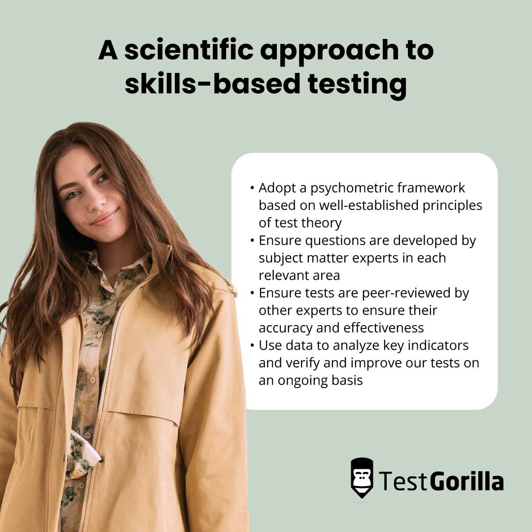 A scientific approach to skills-based testing