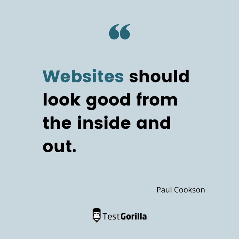 paul cookson web design quote