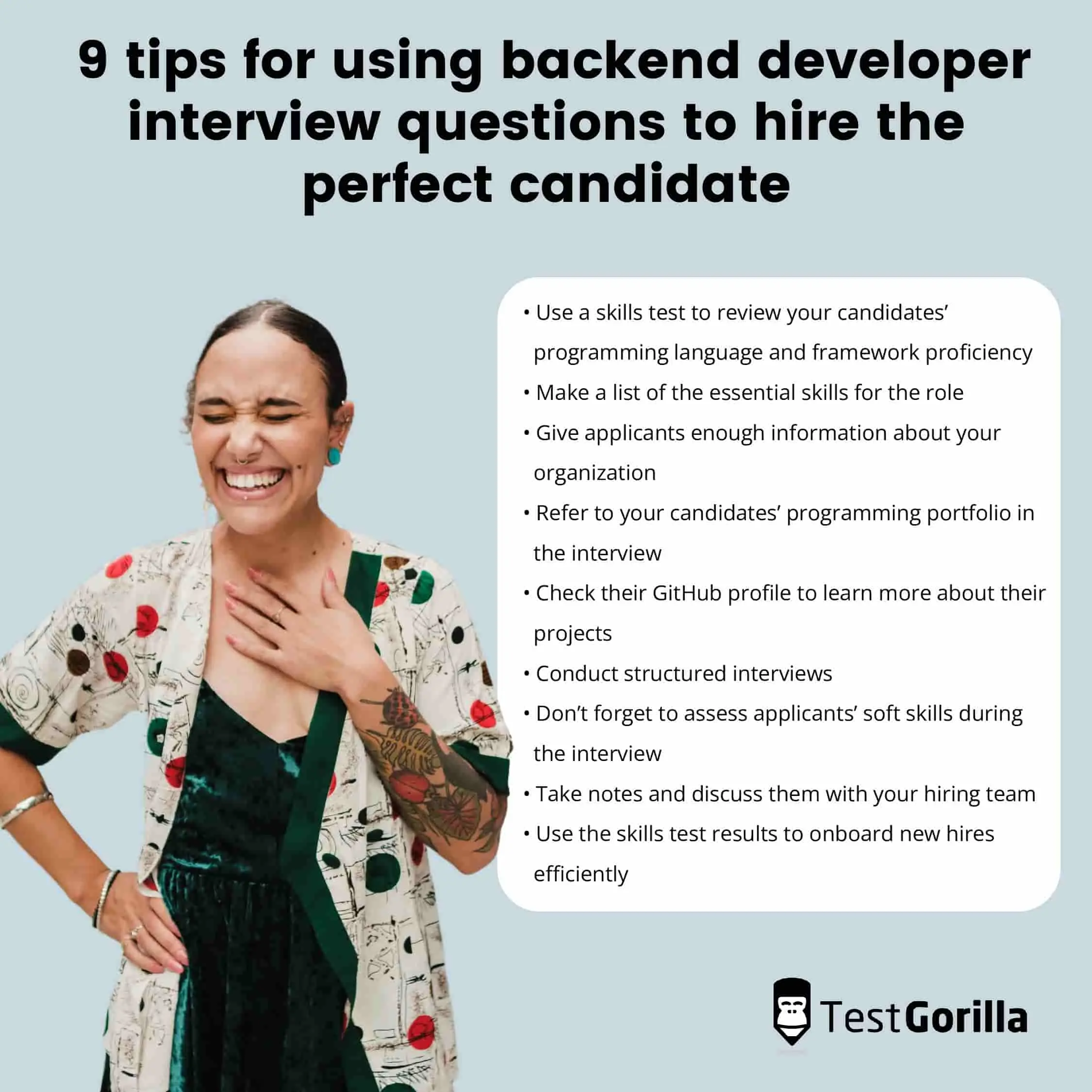 9 tips for using backend developer interview questions to hire the perfect candidate