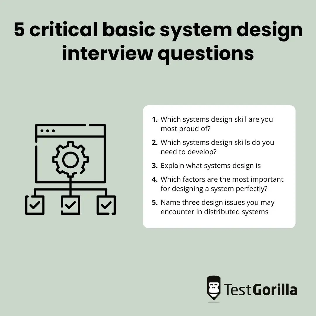 5 critical basic system design interview questions