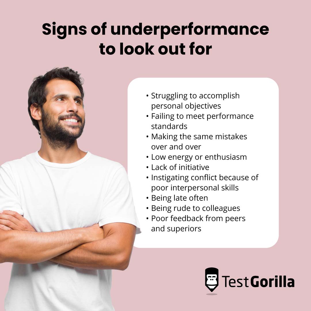 Signs of under performance to look out for
