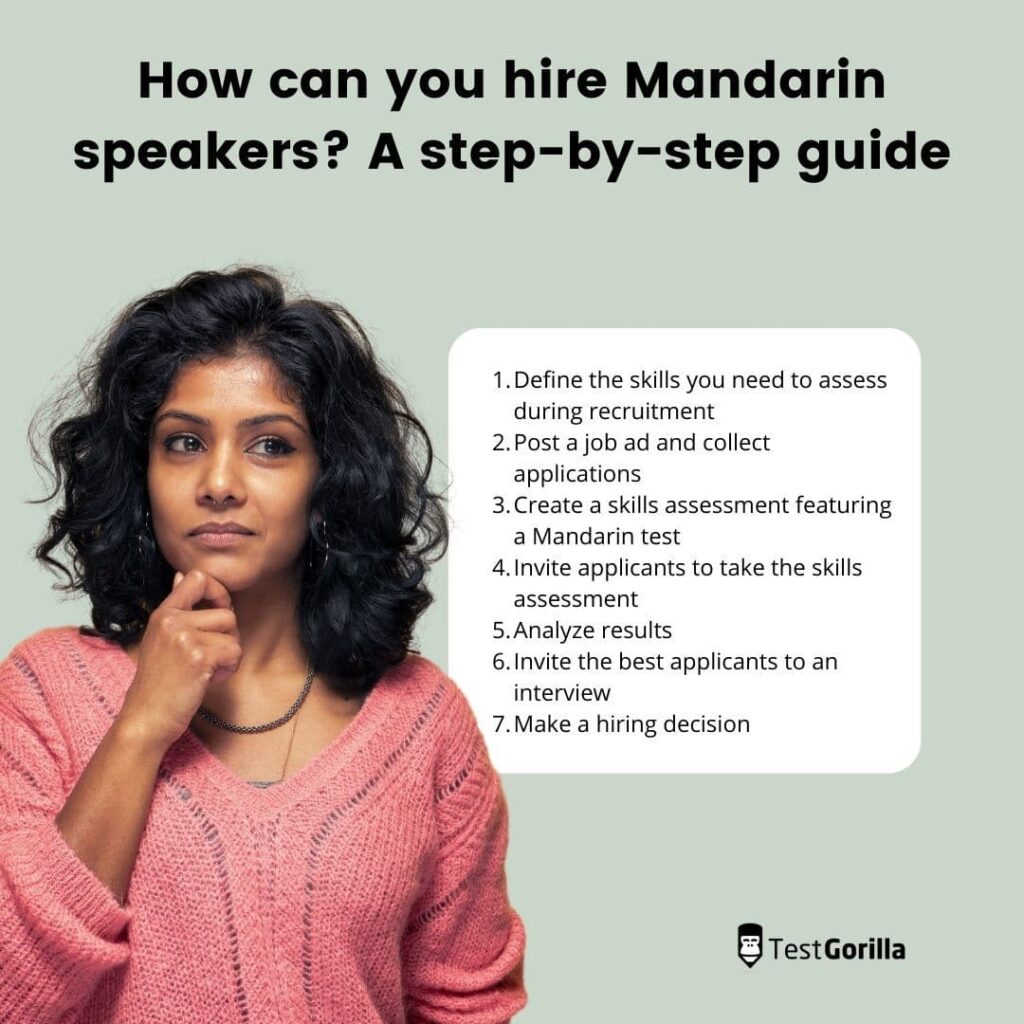how hire mandarin speakers