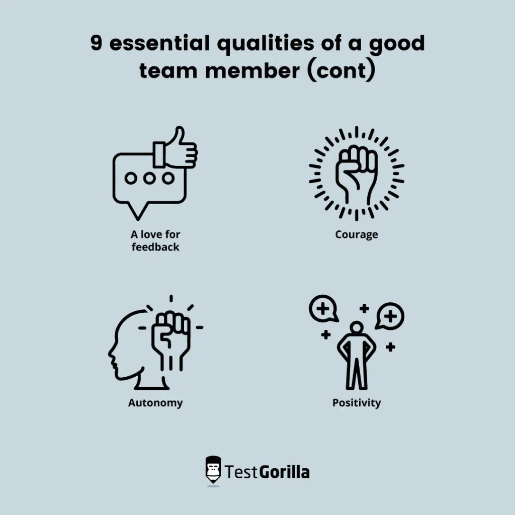 Nine essential qualities of a good team member part 2 