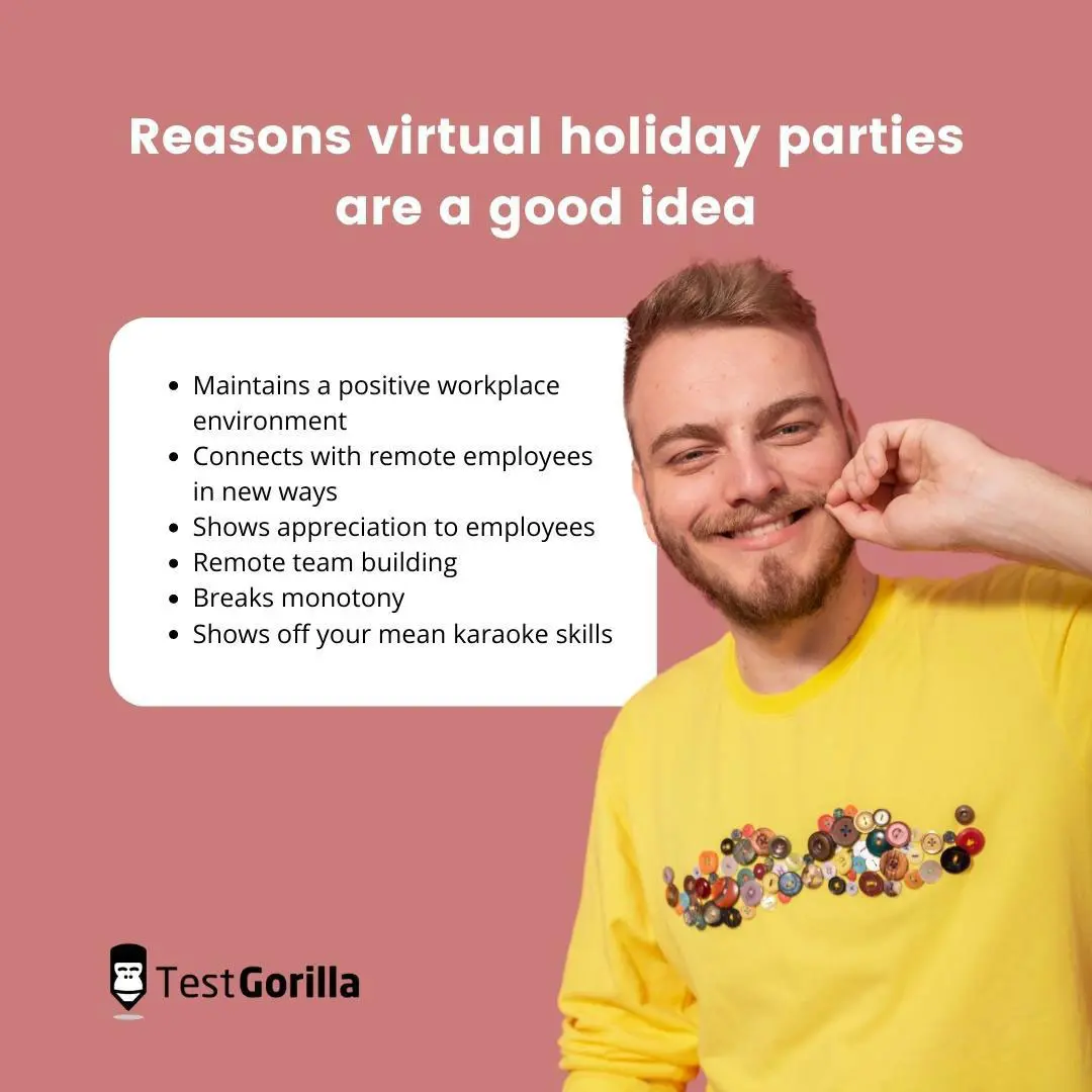 35 Virtual Holiday Party Ideas for Work [Plus 6 Steps to Plan an Epic  Virtual Office Holiday Party in 2023]