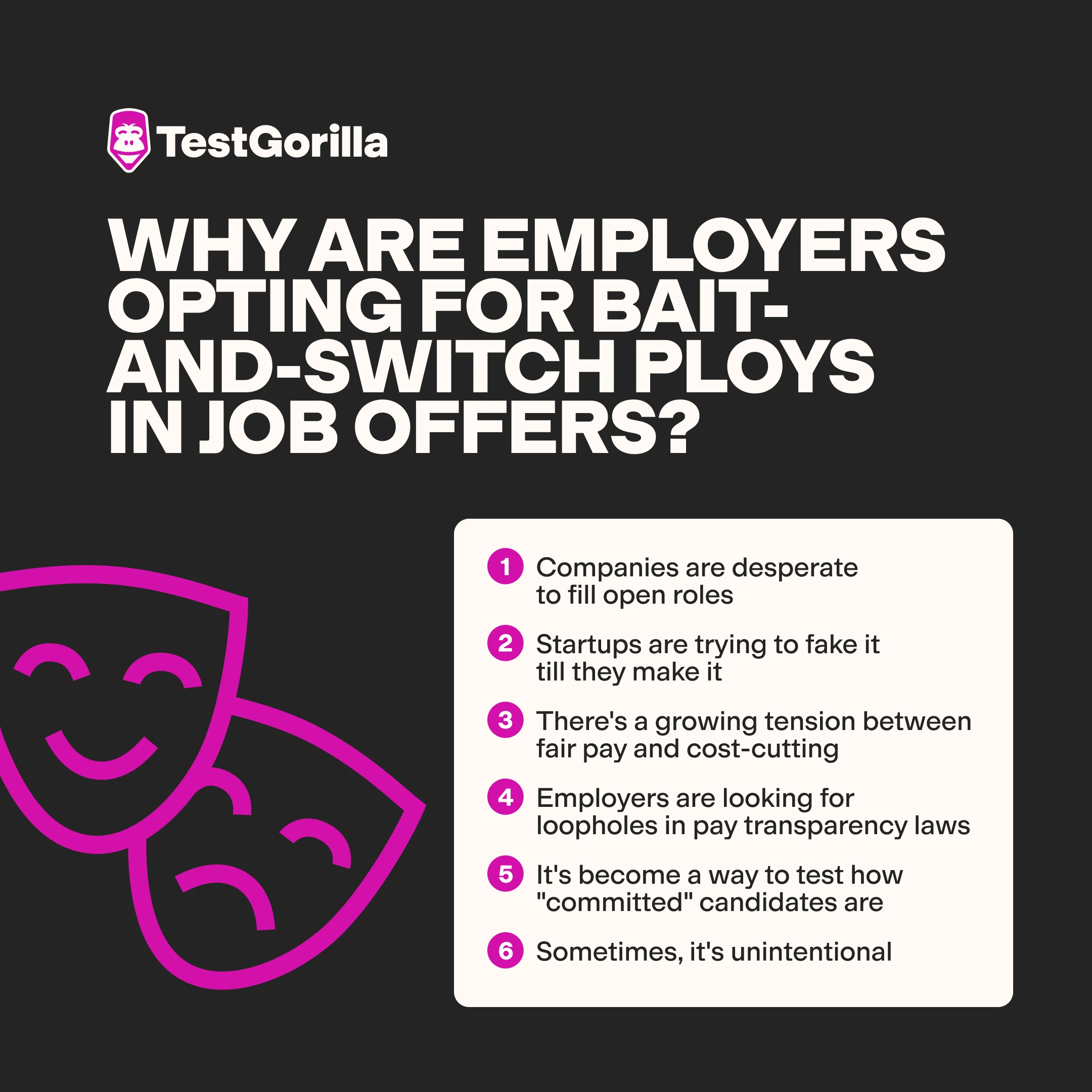 Why do employers opt for bait-and-switch offers graphic
