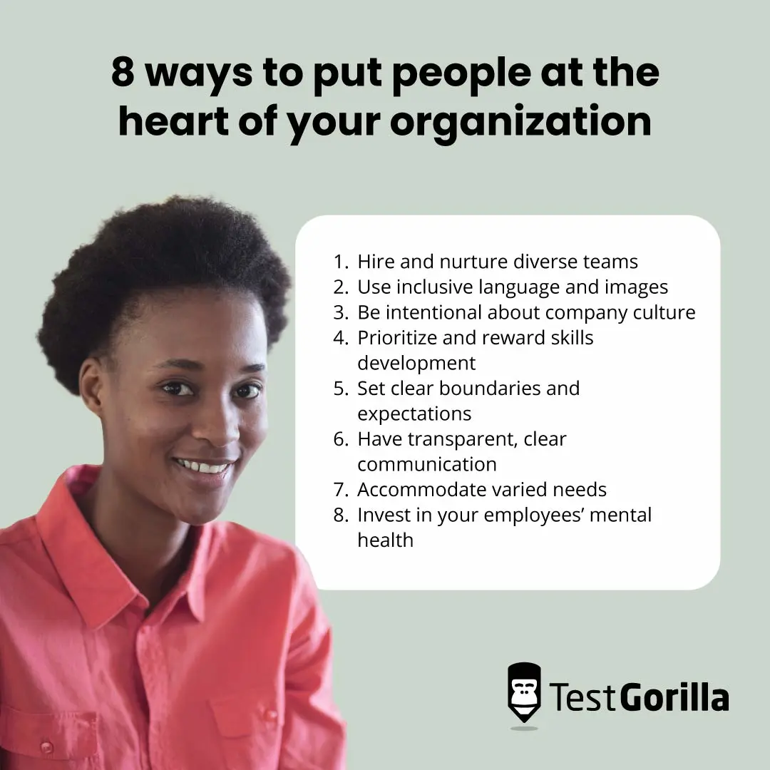 8 ways to put people at the heart of your organization