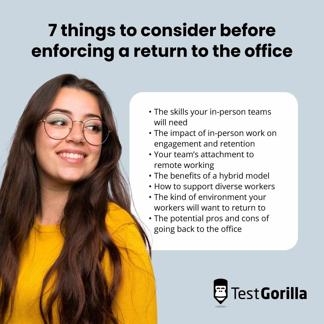 7 things to consider before enforcing a return to the office.